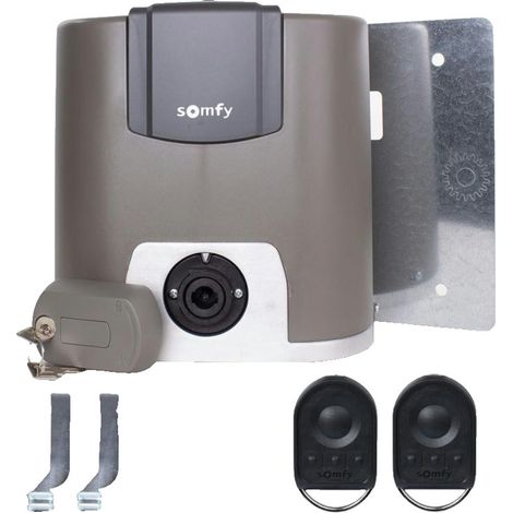 Somfy – Moteur pour portails coulissants jusqu'à 600 kg – Ouverture rapide en 15 secondes – Technologie io-homecontrol® – 30 cycles par jour