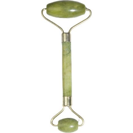 La solution de soin ultime pour les soins anti-âge et anti-rides Le rouleau de jade naturel est également idéal comme masseur pour le cou et les yeux gonflés (vert) (1/5)