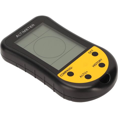 Altimètre, baromètre, boussole, prévisions météo, thermomètre, horloge, cadran électronique multifonction 8 en 1 à écran LCD (1/4)