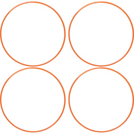 Protecteurs de jantes de roue de 18 pouces, 4 pièces, auto-adhésifs ABS, Protection contre les rayures, Orange. (1/4)