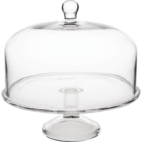 Cloche à Gâteau en Verre - 285(Ø) mm - Olympia