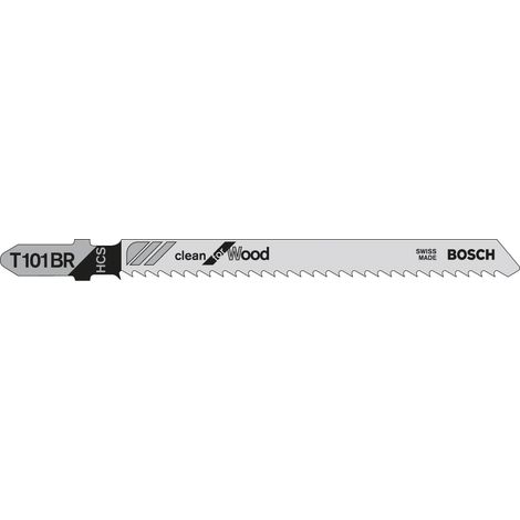 Juego de 2 cuchillas de corte fino y limpio BOSCH T101br para encimeras BOSCH