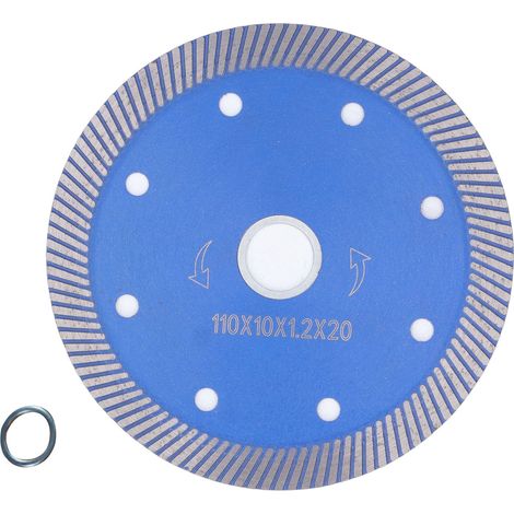 Diamond Saw Blade Cutting Ceramic Tile Marble Stone Concrete Thin Iron Sheet 110x10x1.2x20 (1/5)