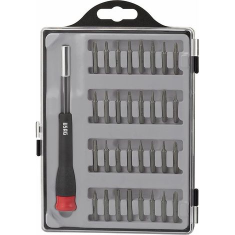 Usag U03410019 Präzisions-Schraubendreher-Bithalter mit 32 Bits
