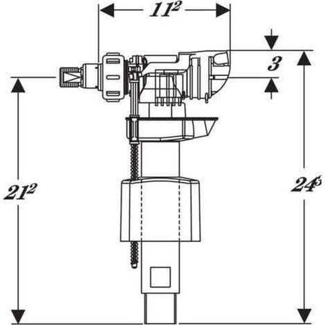 GEBERIT 188335 ROBINET (1/4)