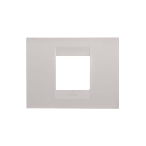 PLAQUE GEO 2P NATUREL BEIGE SATIN GEWISS GW16402VL (1/4)