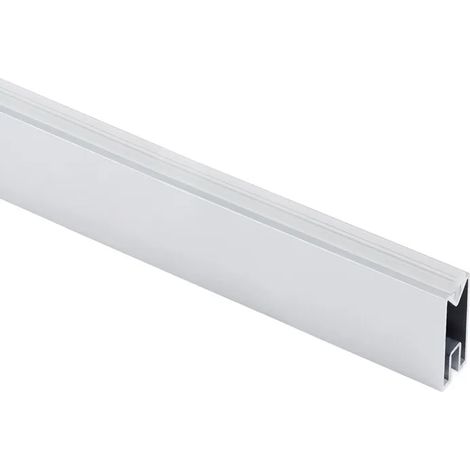 Tubo Appendiabiti Emuca Rettangolare 30x15mm 2,35mt Argento (1/3)