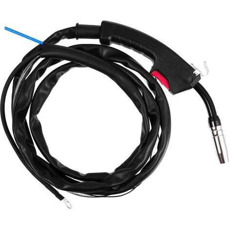 Torche de soudage MIG et cble flexible en caoutchouc haute rsistance de 25 m et 14 kA (1/5)