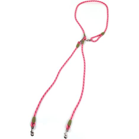Freihändige Hundeleine aus Nylon, ideal für Training und Spaziergänge. Reflektierende Nähte, verstellbarer Schultergurt, geeignet für kleine, mittlere und große Hunde. (1/4)