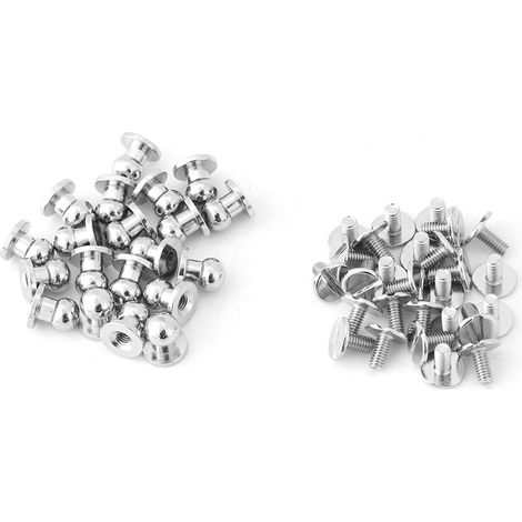 GARRYFIZH Rivets clous, boutons clous en cuivre massif pour sacs, ceintures et articles de maroquinerie, accessoires de décoration pour la création de sacs à main, portefeuilles et pochettes.