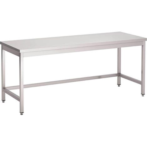 Table Inox Centrale - Gamme 700 - Sans Etagère - Gastro M