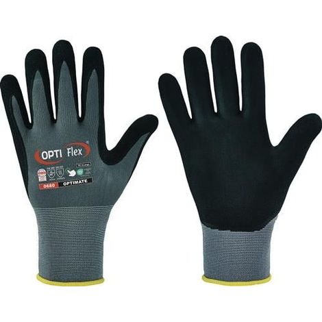 Protezione Guanto Optimate, Nitrile, Gr.9