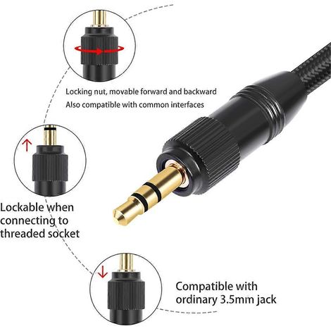 XLR-auf-3,5-mm-Audiokabel, symmetrisches analoges Mikrofonkabel, 300 cm