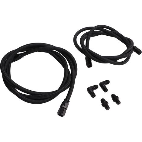 Flexible 7FT PTFE Transmission Cooler Hose, 6AN Adapter Kit Compatible avec 4L60, 700R4, TH350, TH400, Conduit Haute Pression pour Boîte Auto (1/5)