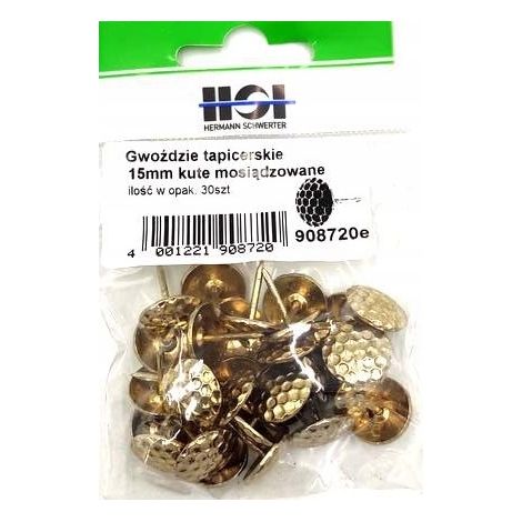 Clavos para tapicería HSI 15, 30 unidades. (1/2)