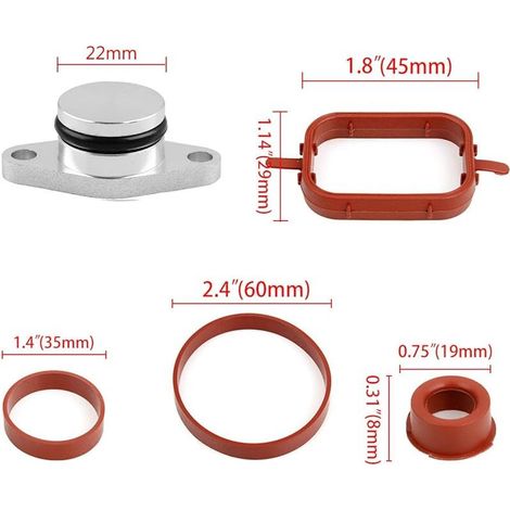 6 x 22 mm Ansaugkrümmer-Klappen-Entfernungssatz 11612245439 für E87 E46 E90 E91 E92 E93 E39 E60 E83 E53 (1/4)