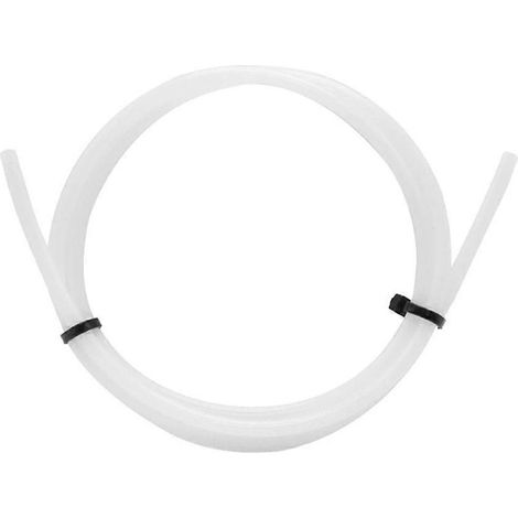 PTFE-Schlauch mit niedrigem Widerstand, 2 m, hochtemperaturbeständig, sternförmig, für 3D-Drucker, Zubehör, Weiß (Weiß)