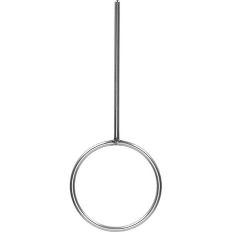 Support Anneau en Acier Inox 100 mm pour Expériences Chimiques Résistant à la Chaleur (1/5)