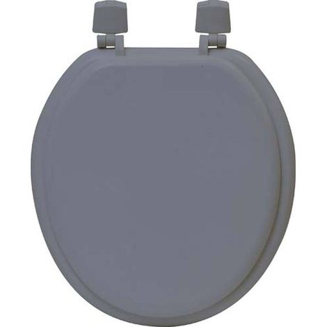 Wc-deckel mdf 17 zoll kunststoffbefestigungen - grau - Tendance