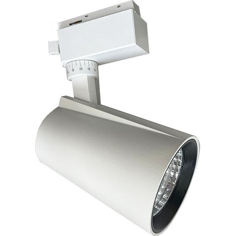 Faretto Led Soffitto Orientabile 40W Faro Interno Binario Luce Bianca Rotabile (1/5)
