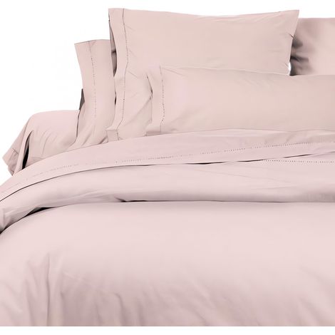 Taie d'oreiller américaine en coton percale 50x75 cm CAMILLE rose, par songe de camille (1/4)