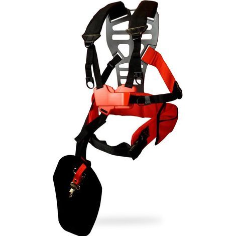 Harnais professionnel Tecomec avec rembourrage et poche porte outils pour débroussailleuse (1/5)