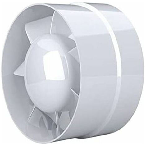 Ventilateur Extracteur d\'air, économique 100mm, 12W/130m³, extracteur axial conduit en ligne : salle de bain, cuisine, cave (1/5)