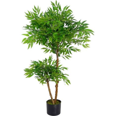 100cm Leaf Realistic Artificial Ficus Tree / Plant