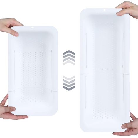 1 Passoire Extensible Évier 37-50cm Drainage Rapide Sans BPA Pour Légumes Pâtes Cuisine (1/5)