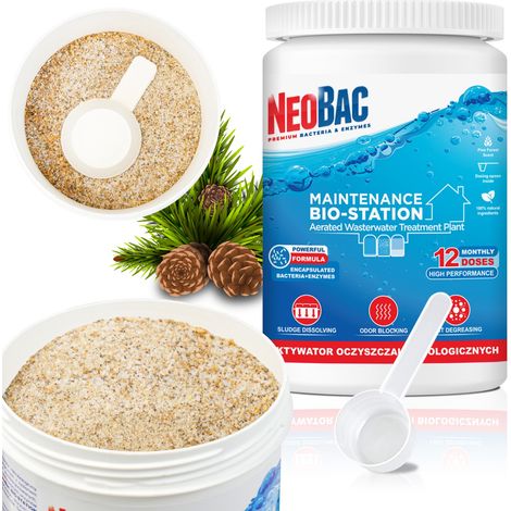 NeoBac BIO-STATION MANTENIMIENTO Planta de tratamiento biológico de bacterias 1kg (1/2)