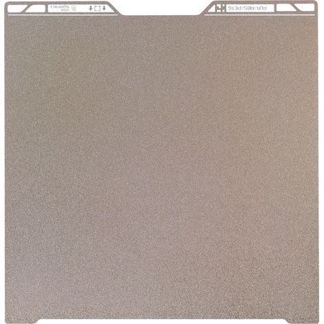Plaque de construction PEI texturée Double face, remplacement pour imprimante 3D Bambu Lab H2C, plate-forme de lit chauffant, or 335x325mm (1/5)
