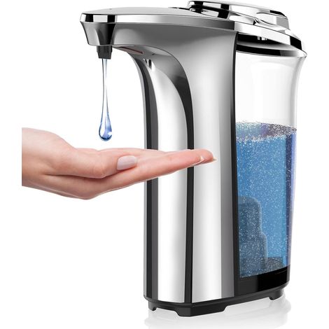 Automatischer, berührungsloser Seifenspender, 420 ml, USB-Anschluss, Schaumseife, Wandmontage, ideal für Badezimmer, Küchen, Büros und Hotels – Weiß
