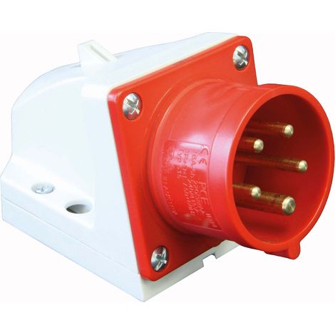 Fester Netzempfängerstecker 16A 5B 400V PCE 515-6 (1/5)