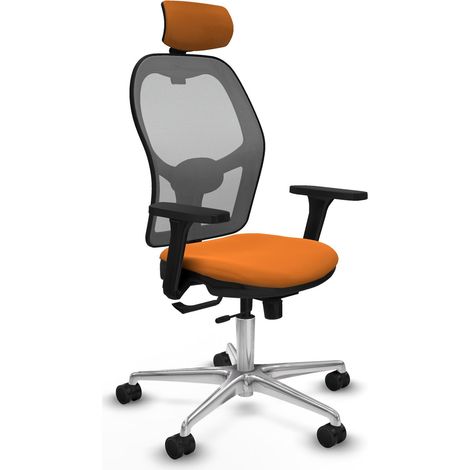 Silla de oficina piqueras y crespo Jorquera negro brazos 3D ajustables (1/2)