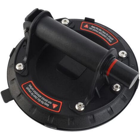 Ventouse à Vide Industrielle de 8 Pouces, capacité de Charge de 200 kg, élévateur à Vide Robuste for Outils de Levage Manuel de Carreaux et de Verre Ventouse Carrelage(noir,1PCS) (1/4)