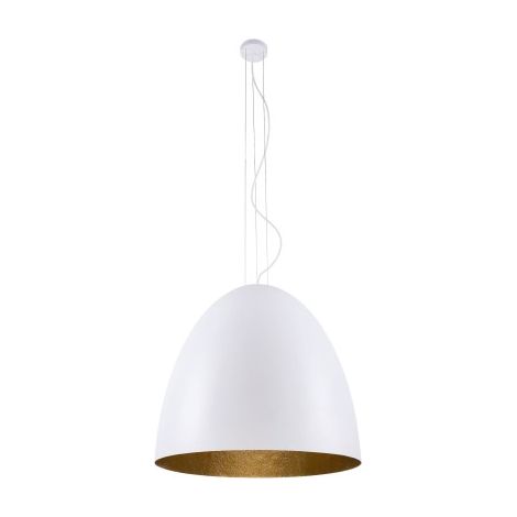 Lampadario a sospensione EGG bianco oro Ø55 Nowodvorski