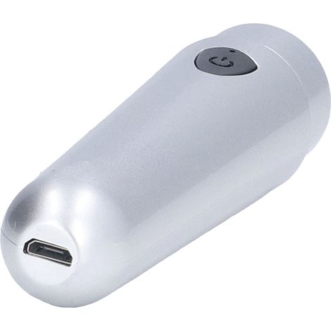 Mini-Elektrorasierer-Set 012, tragbar, wiederaufladbar über USB, integriertes Ladegerät, für Damen und Herren, silberfarben, eingebauter Lithium-Akku (1/5)