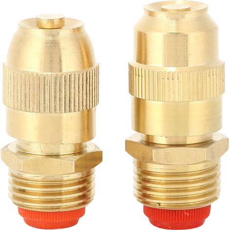 Set di 2 ugelli per acqua G1/2 FNPT DN15 – rame – nebulizzazione, raffreddamento, irrigazione