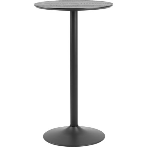 Ibiz Table de bar, noir.