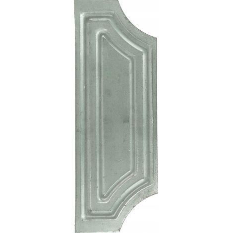 Cartello SENZA fori elementi forgiati 63.129 H280XL100 2.5MM