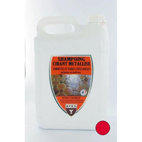Shampoing Cirant Métallisé Tomettes Rouges AVEL, 5 litres ROUGE