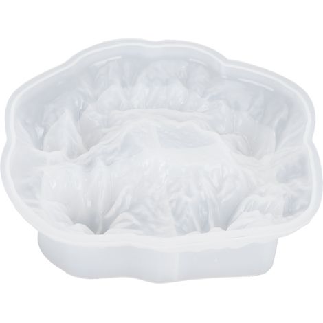 Moule en silicone pour cendrier en résine époxy cristal à faire soi-même, décor de table ou de maison sur le thème de la montagne (60-567 L) (1/5)