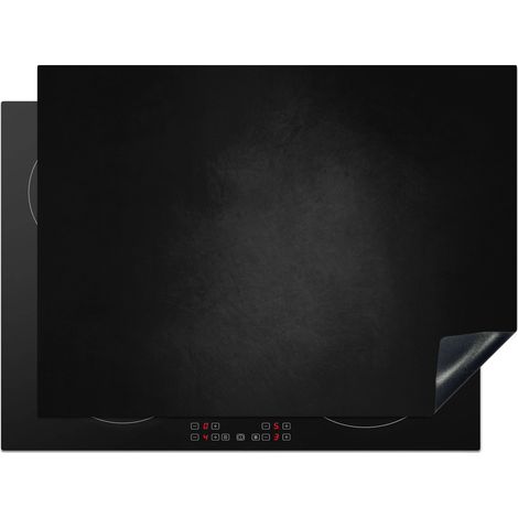 Induction Hob Protector Concrete - Black - Gray - Textured - Industrial 70x52 cm