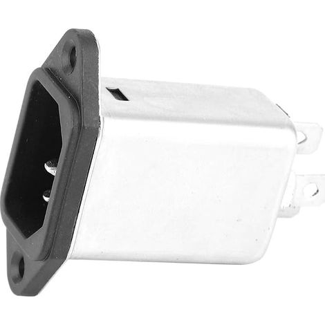 EMI Power Filter, AC Line Filter 115V-250V Single Phase Filter Electronic Components Socket 10A 50/60Hz Electromagnetic Interference Filters (1/4)