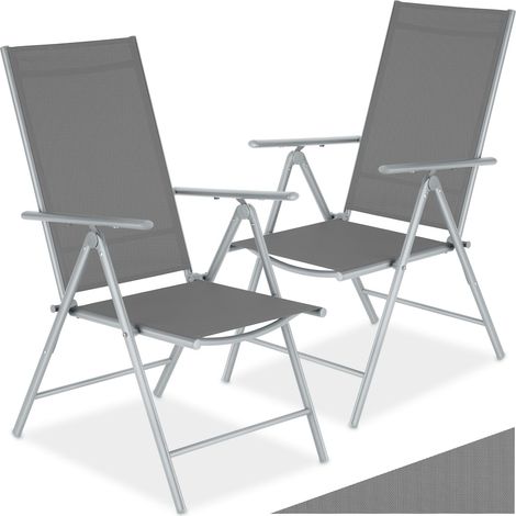 Chaise de jardin pliables Tissu Textilene
