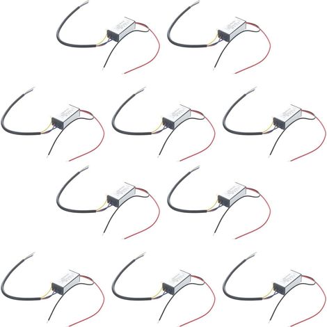 10X LED Lampe Transformateur Conducteur Pilote D'Alimentation DC 36V 20W Impermeable (1/4)