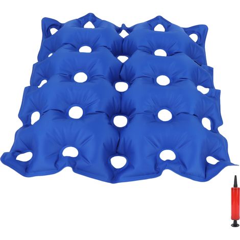 Coussin Gonflable Respirant pour Personnes Âgées, Assise Antiescarres pour Fauteuil Roulant et Voiture, Forme Carrée (1/5)