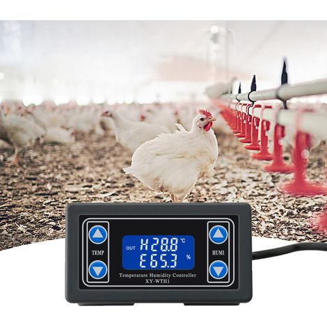 XYWTH1 Thermostat Humidificateur Électronique Digital LCD pour Incubation & Agricole (1/5)
