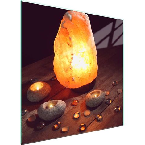 Plaque de protection en verre pour poêle à bois 50x52 (1/5)