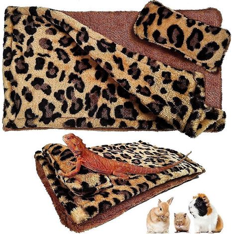 Lit de couchage pour dragons barbus, sacs de couchage pour petits animaux, accessoires pour caméléons et geckos (1/4)